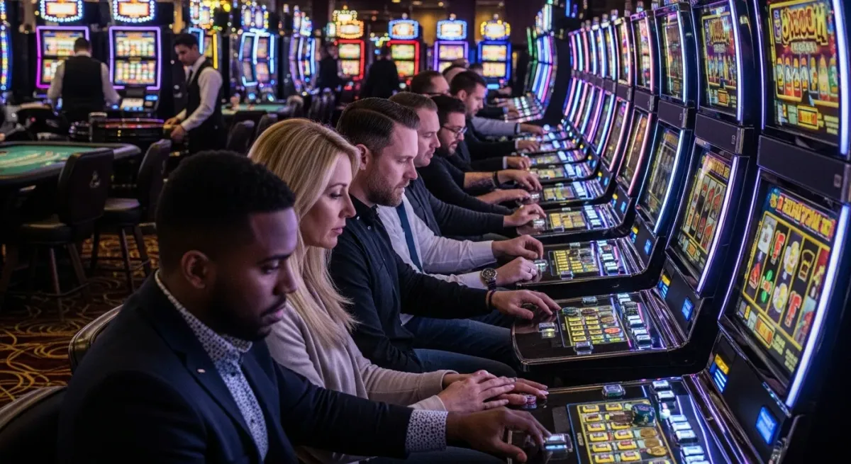 casino score Jugadores de máquinas tragamonedas en el casino
